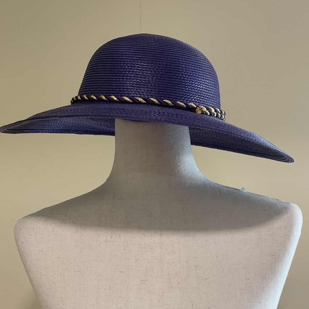 Women’s Kettle Party With Rope Band Hat Wedding Party Derby One Size Purple